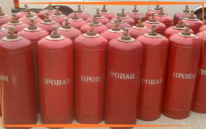Использование пропановых баллонов различного объёма